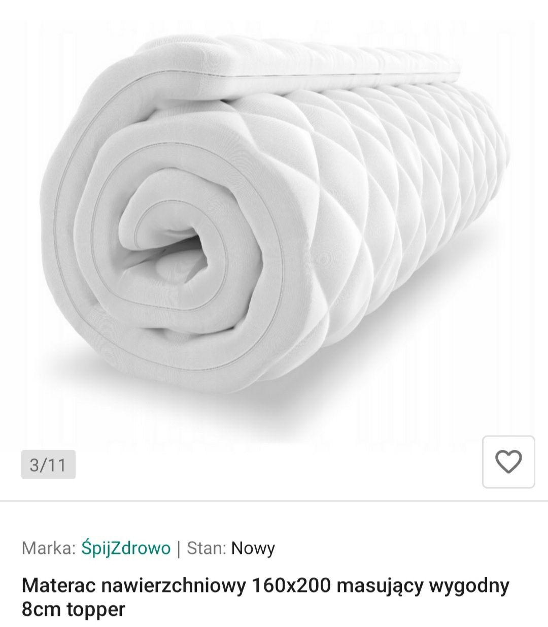 Sprzedam materac 160×200  Fabryka Dobrych Materacy!!!