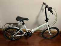 Bicicleta dobravel com garupa