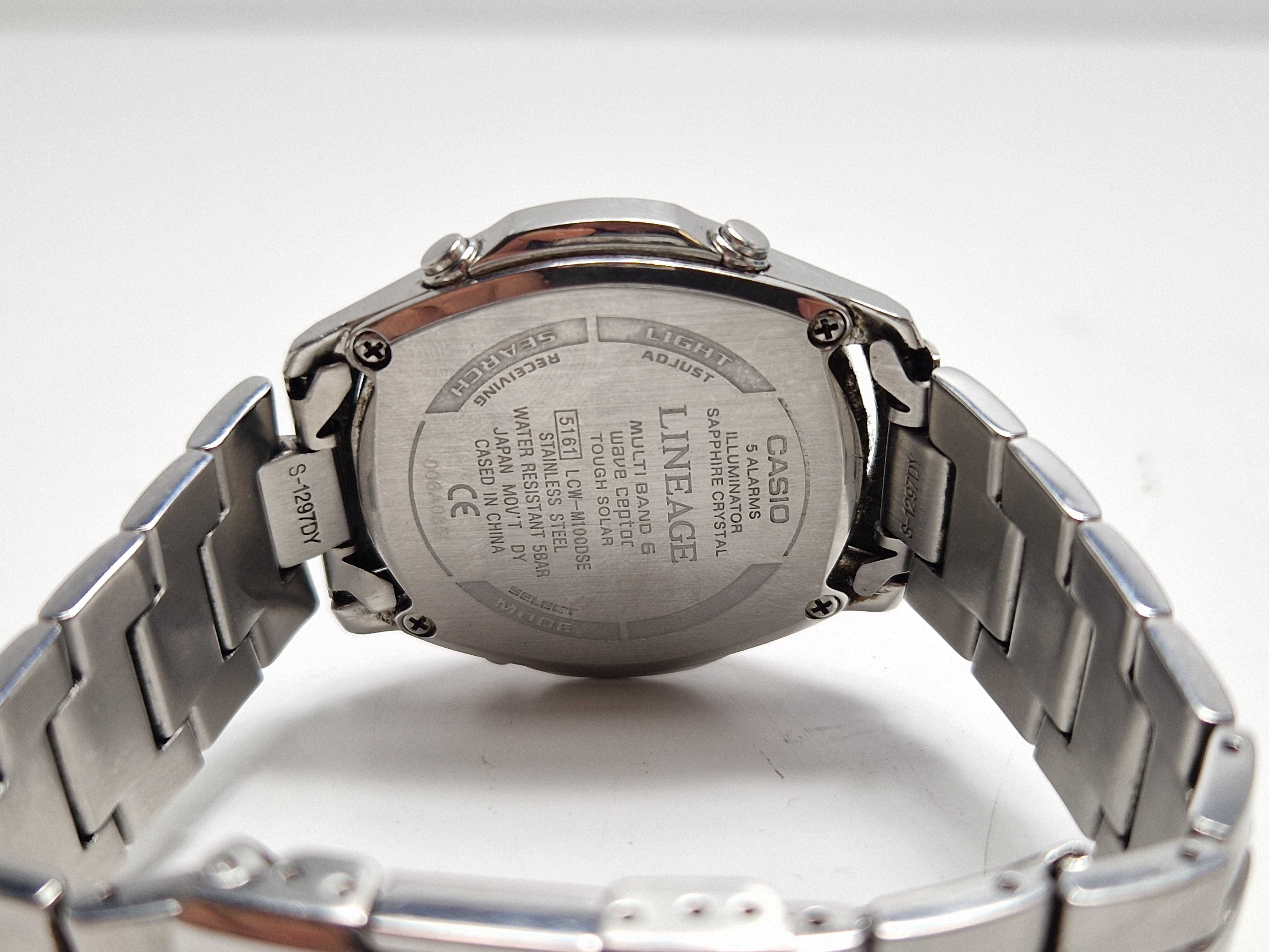 Zegarek męski na Bransolecie Casio LCW-M100DSE szafir wave ceptor