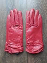 NOWE skórzane rękawiczki