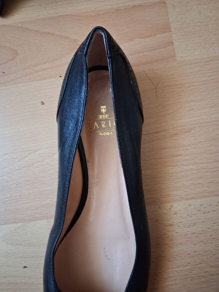 Nowe skórzane, wloskie baleriny 38