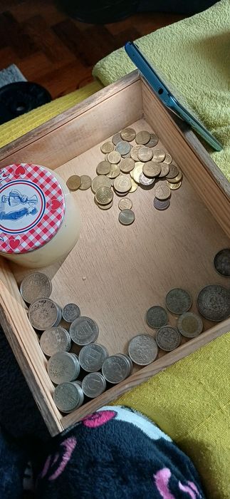 Moedas antigas coleção