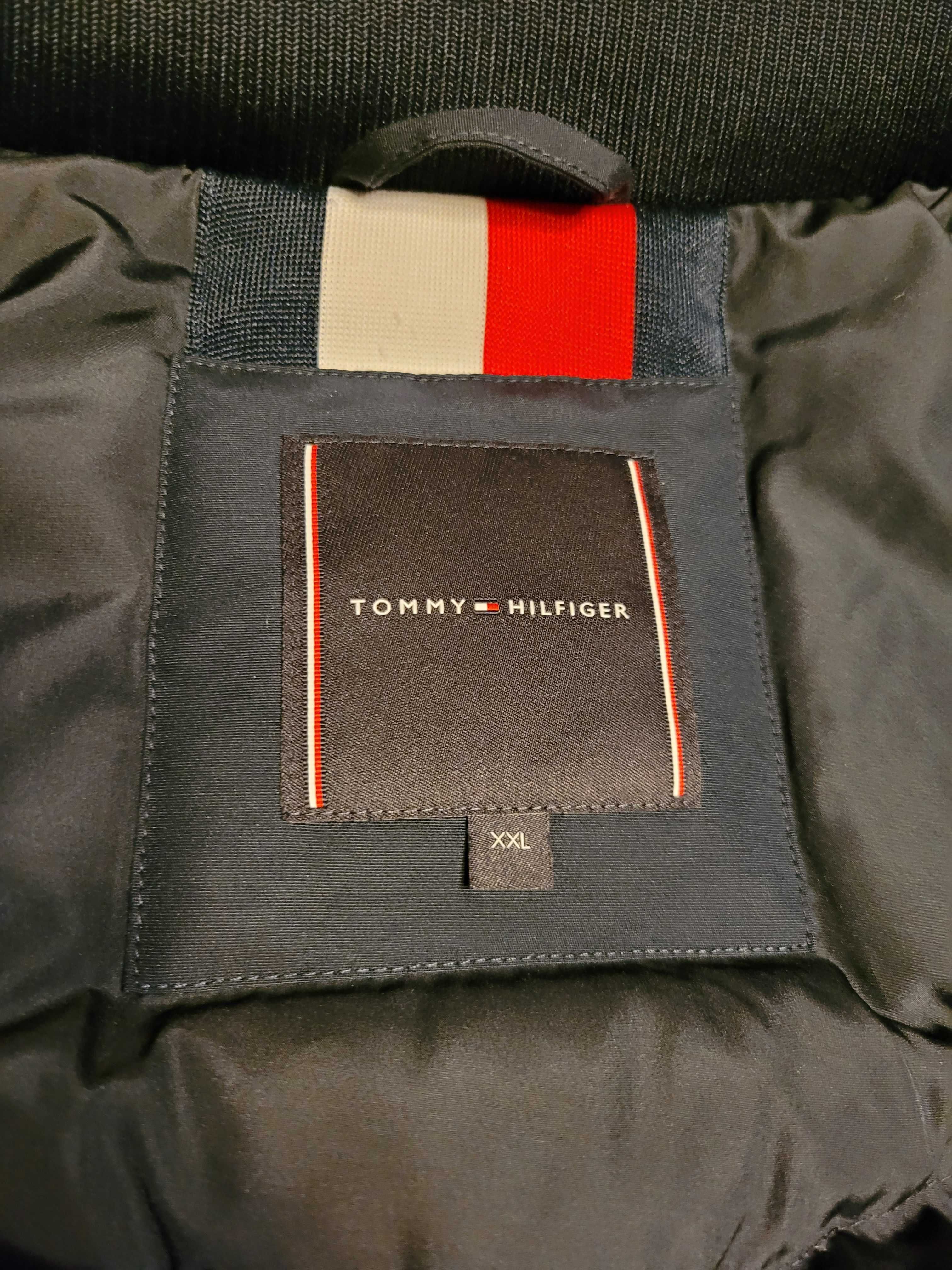Kurtka puchowa Tommy Hilfiger granatowa XXL nowa