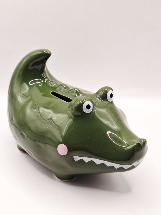 Skarbonka ceramiczna Krokodyl