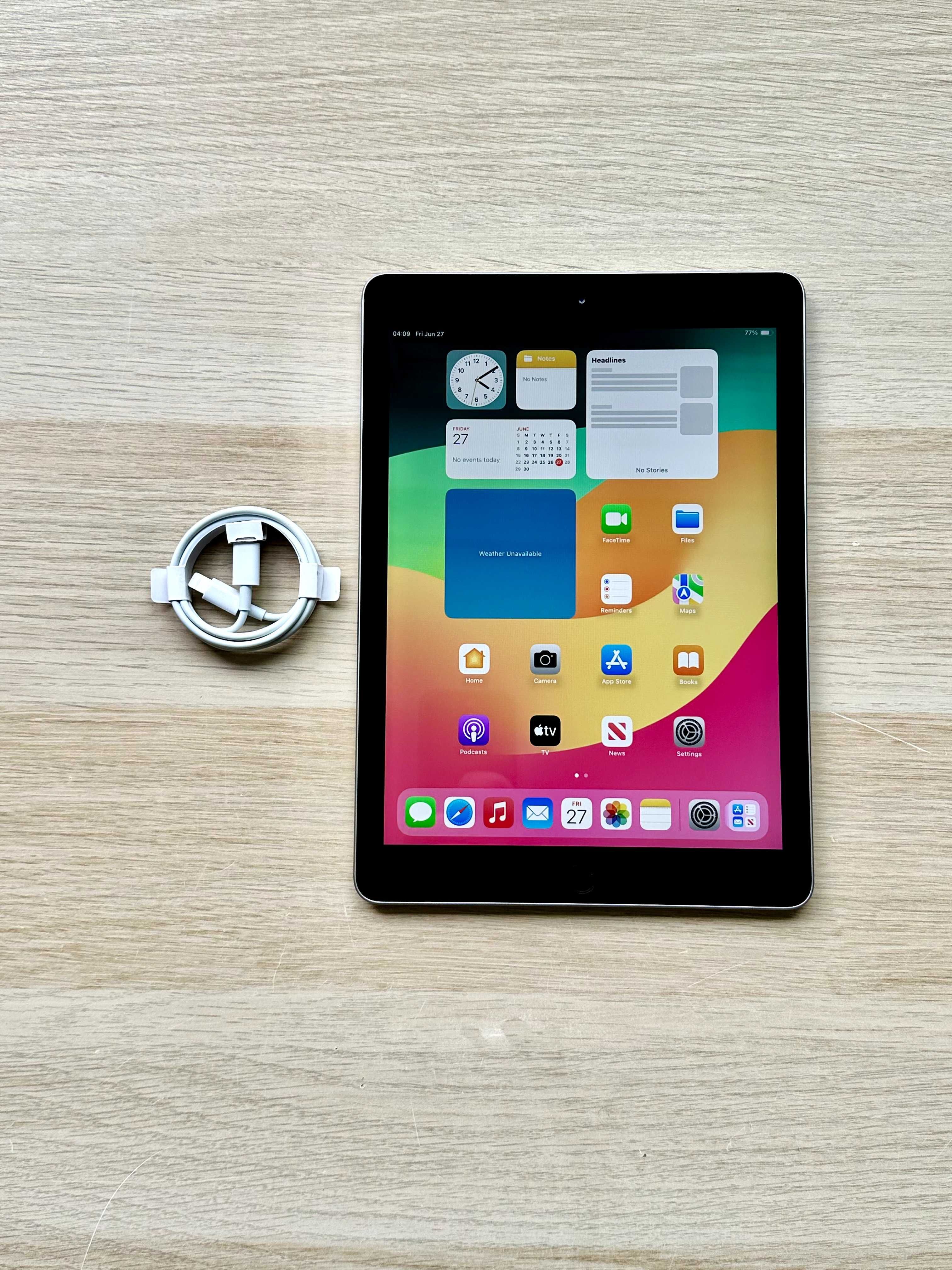 iPad 6 32GB Czarny – 94% Baterii 126 cykli, Sprawny, Bez Blokad