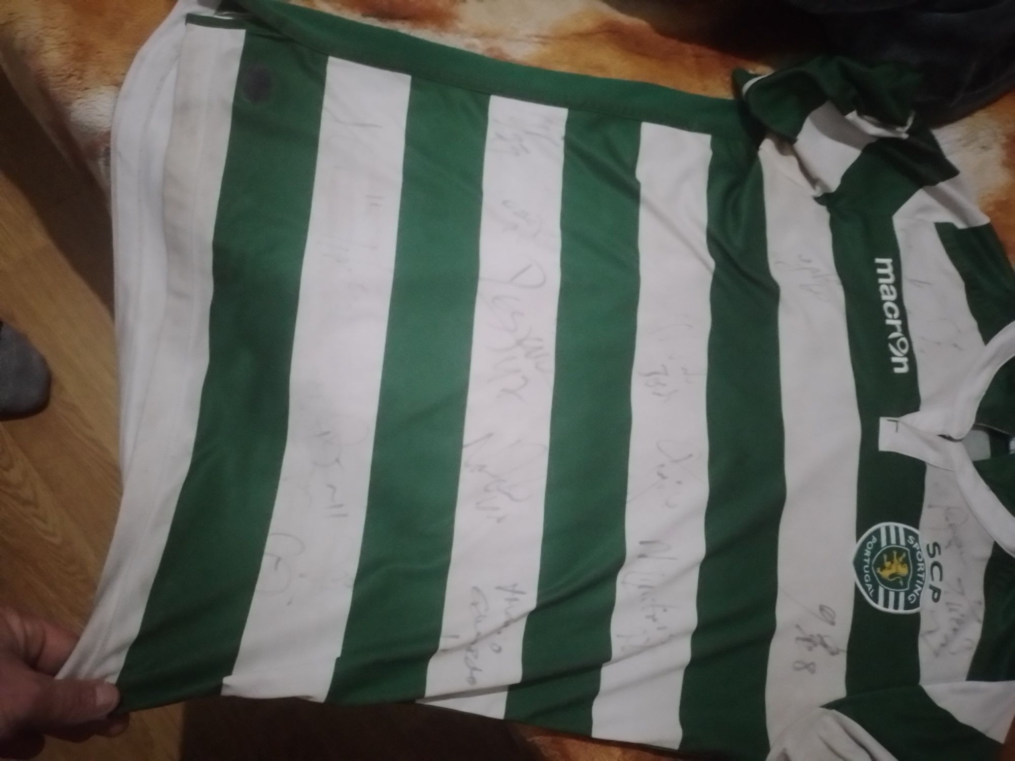 Camisola do Sporting autografado