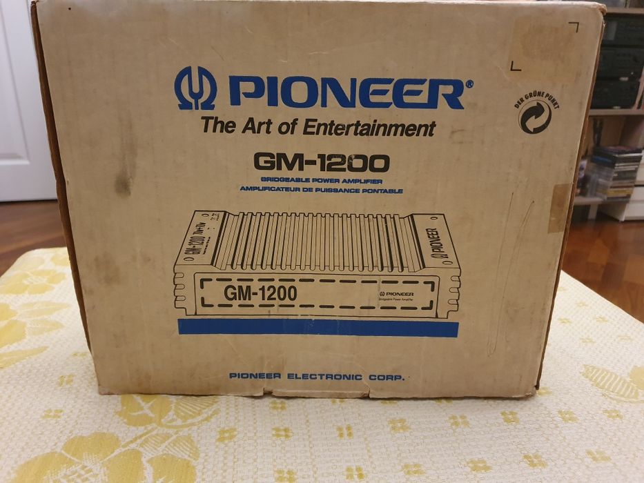Автомобільний аудіопідсилювач NOS.  PIONEER GM1200.          MADE IN U