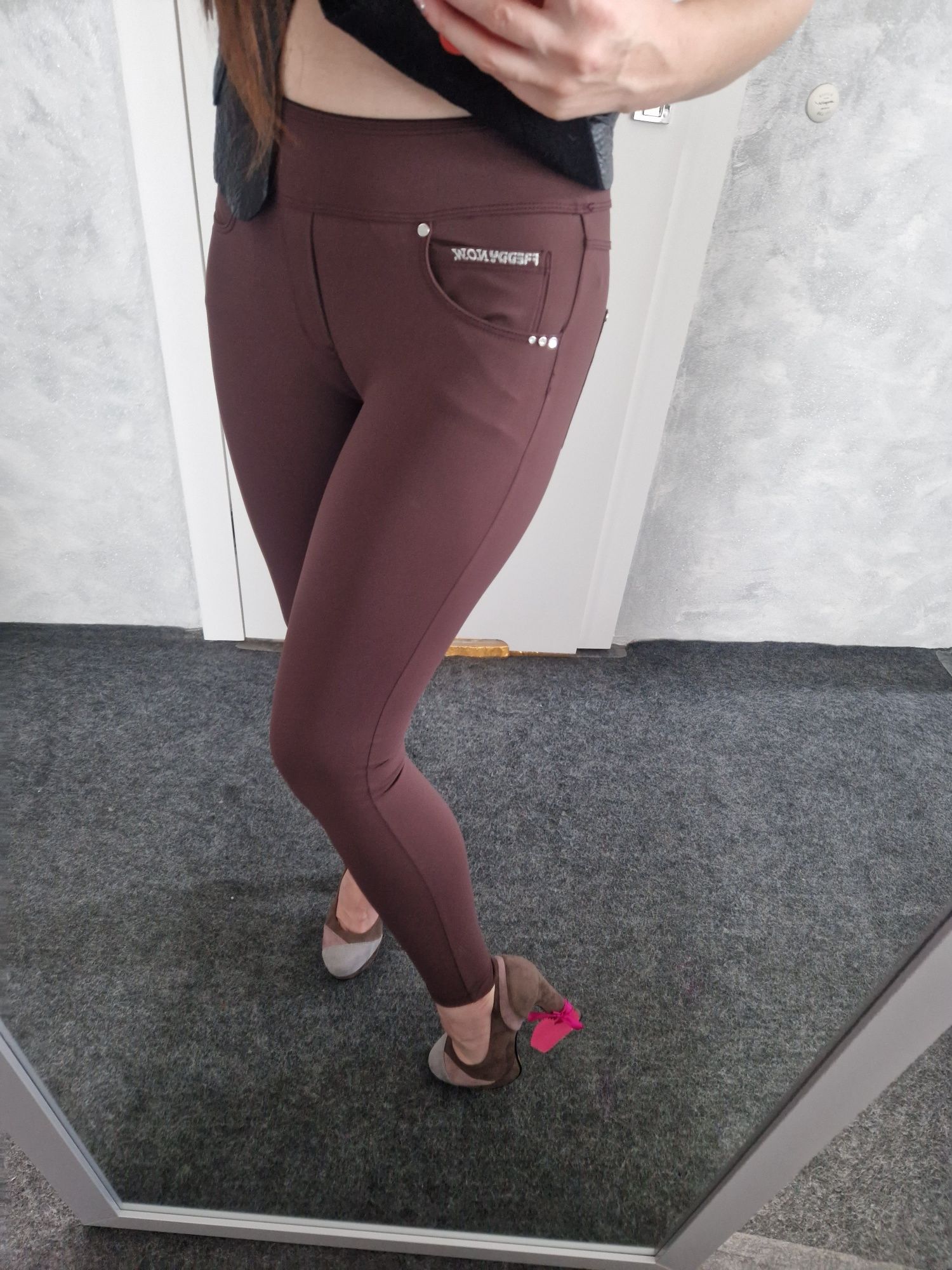 Freddy legginsy spodnie damskie S 36