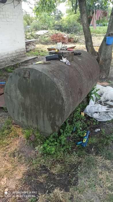 Бочка з бензовоза, товстостінна