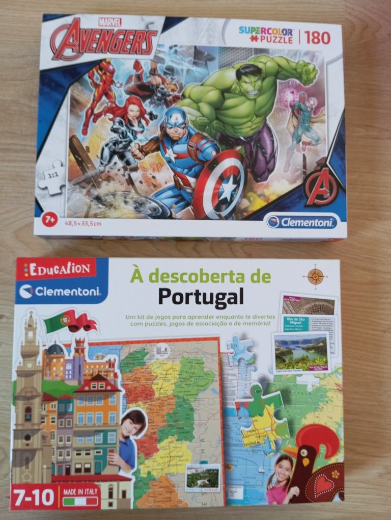 Vendo dois puzzles da Clementoni