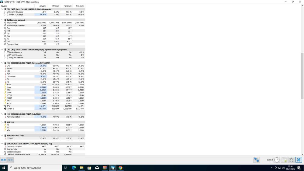 Komputer stacjonarny do gier / nauki  " i5 10400f gtx 1060 6gb amp "