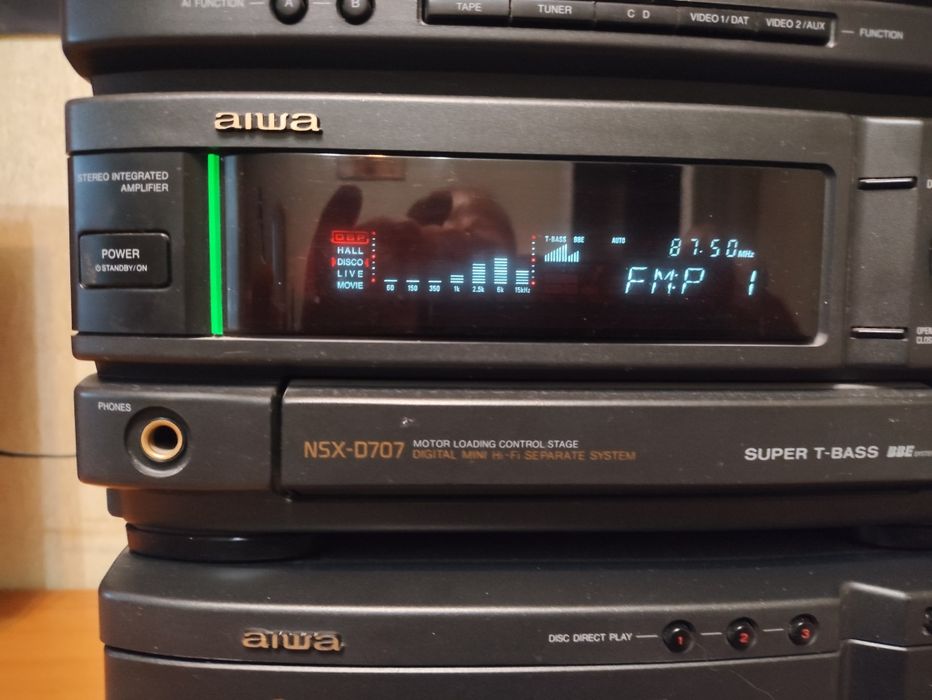 Продам двух блочний музичний центр AIWA NSX-D707