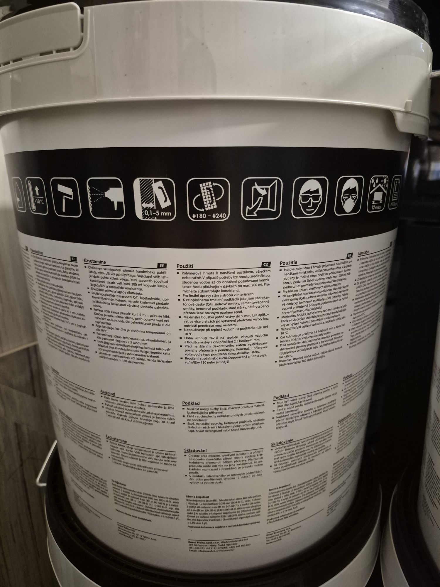 Gładź, gips Roll Spray Knauf
