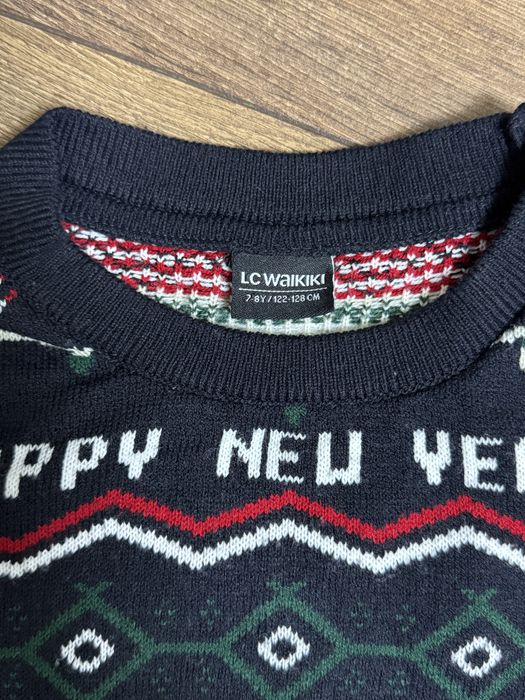 Светр новорічний новогодний свитр 7-8