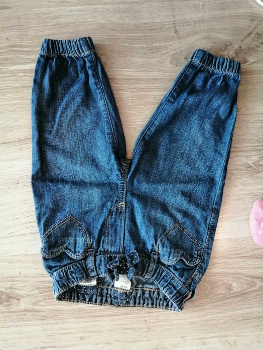 Spodenki jeansowe dziewczynka rozm. 74 H&M