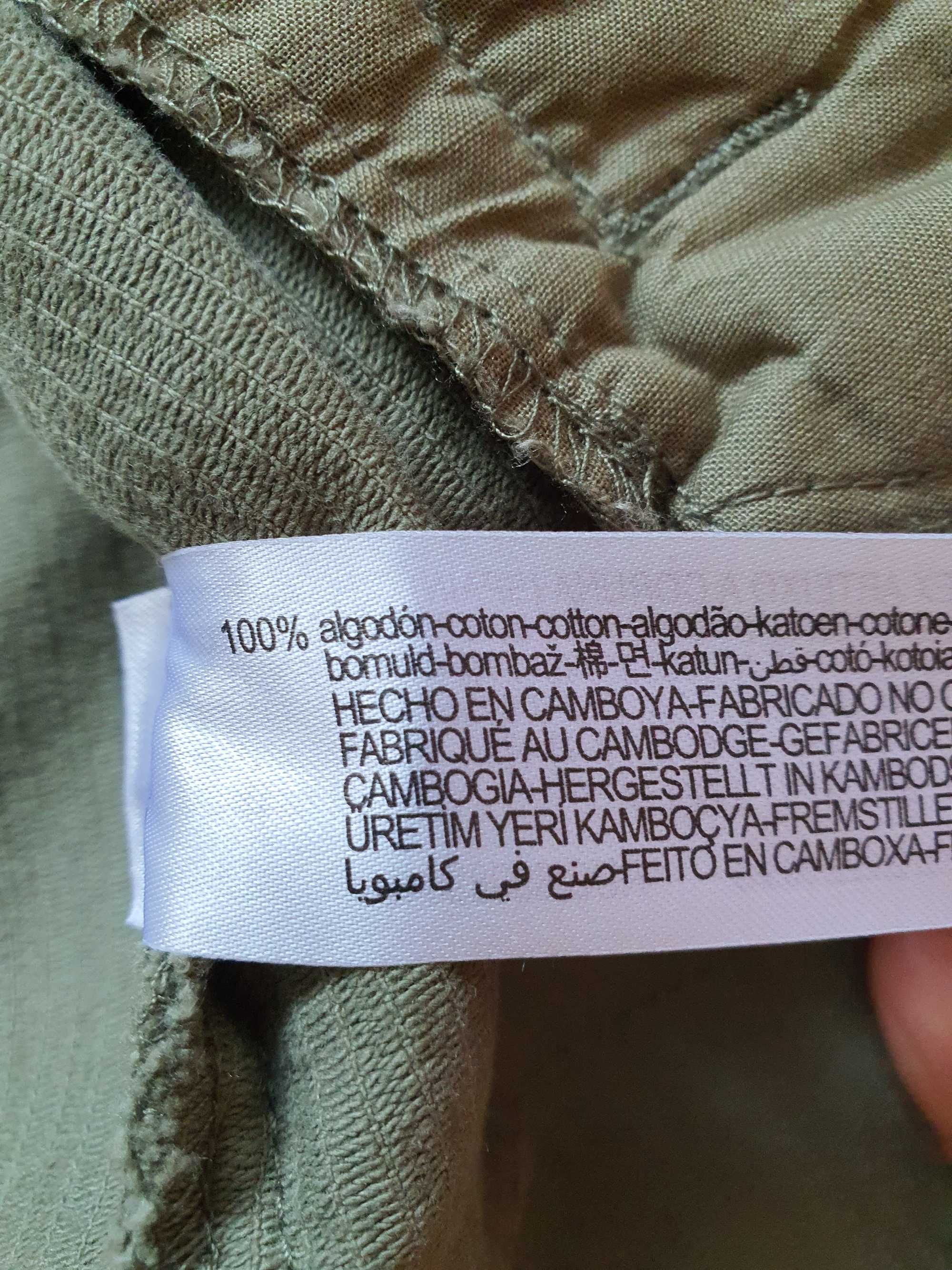 Zara sztruksowa kurtka oversize