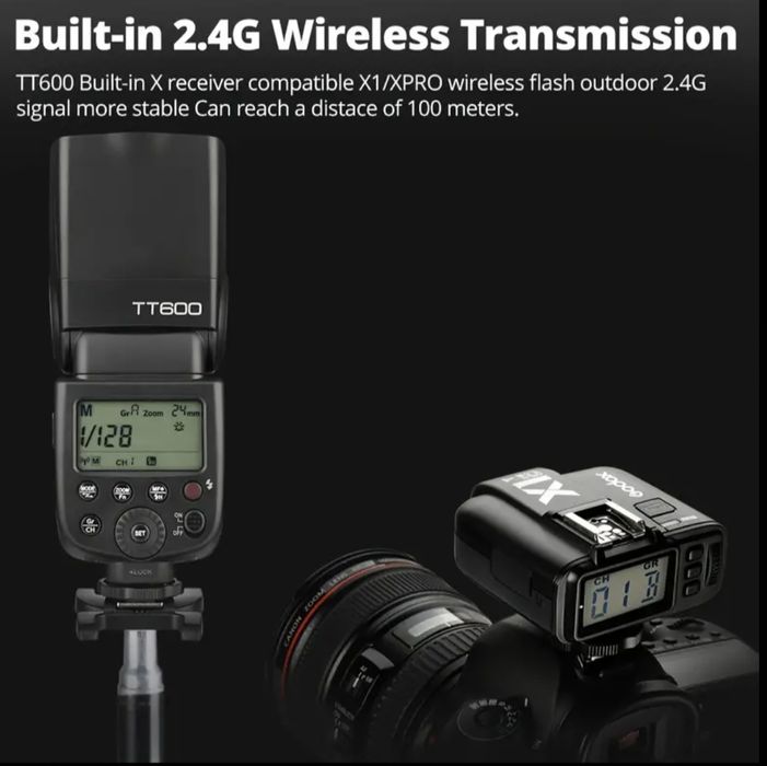 Останній день знижки‼️Godox TT520 III/ TT600  спалах для Canon, Nikon