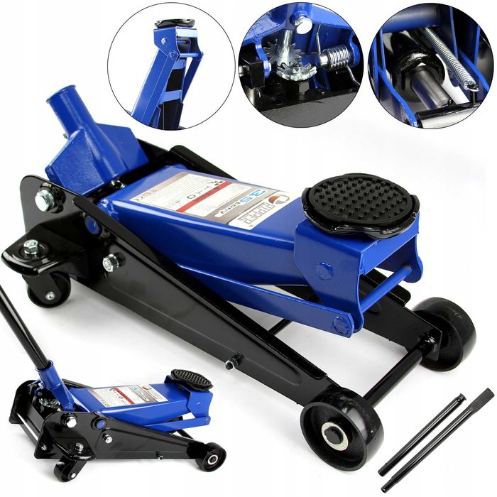 Podnośnik niskoprofilowy samochodowy hydrauliczny 3,5t 3500Kg 135-500m