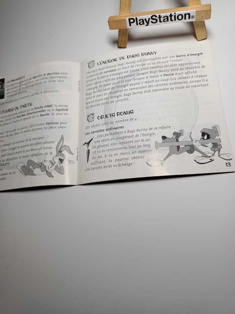 Bugs Bunny: Lost in Time książeczka manual instrukcja Ps1 Psx PsOne