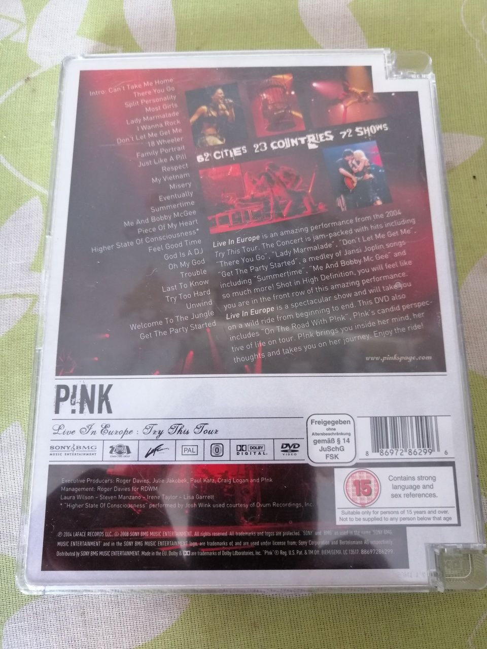 DVD pink