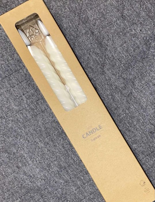 sŚwiece Jysk 2 szt w zestawie bisle