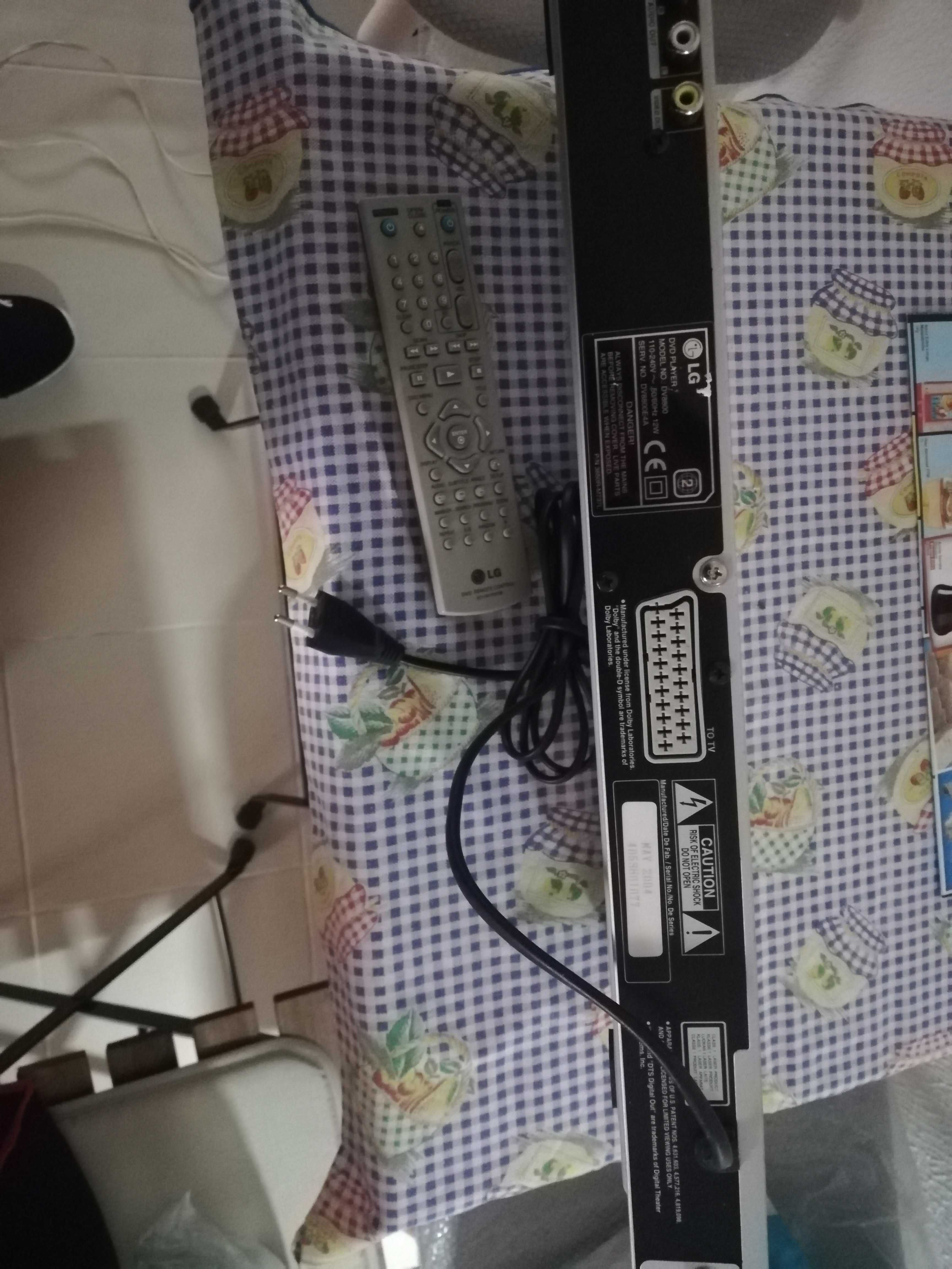 LG DVD com comando
