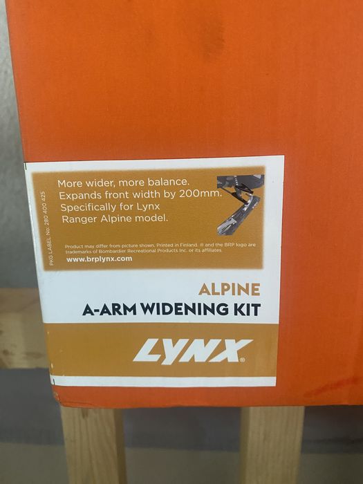 skuter śnieżny Lynx alpine poszerzenie wahaczy