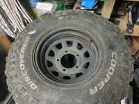 4 pneus usados STT Pro 285/74R16 c jantes furacão Defender