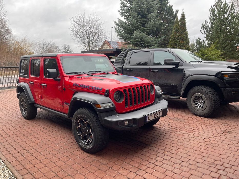 Jeep Wrangler JEEP WRANGLER RUBICON 4XE, MOC 381KM, bezwypadkowy, krajowy, VAT23%