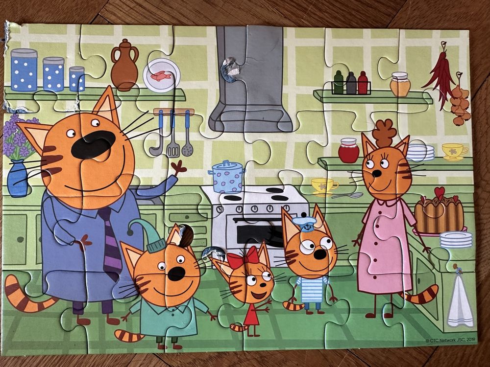 Puzzle Kid E Cats 4+