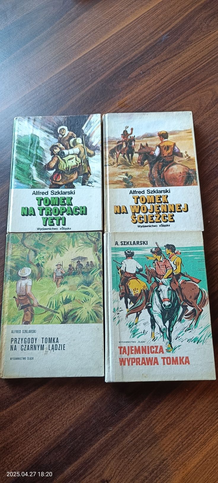 Zestaw książek Alfred szklarski o Tomku