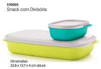 Snack com Divisórias + Caixa Sobremesa Tupperware