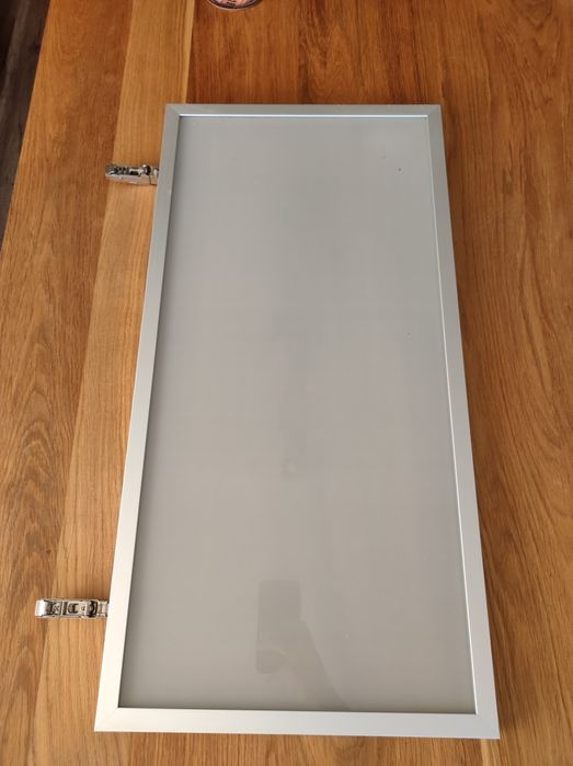 Front, Ramka aluminiowa z szybą 2szt. zobal, blum 356x712 mm