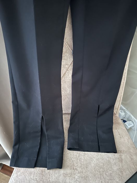 Штани, брюки прямі чорні fabric17