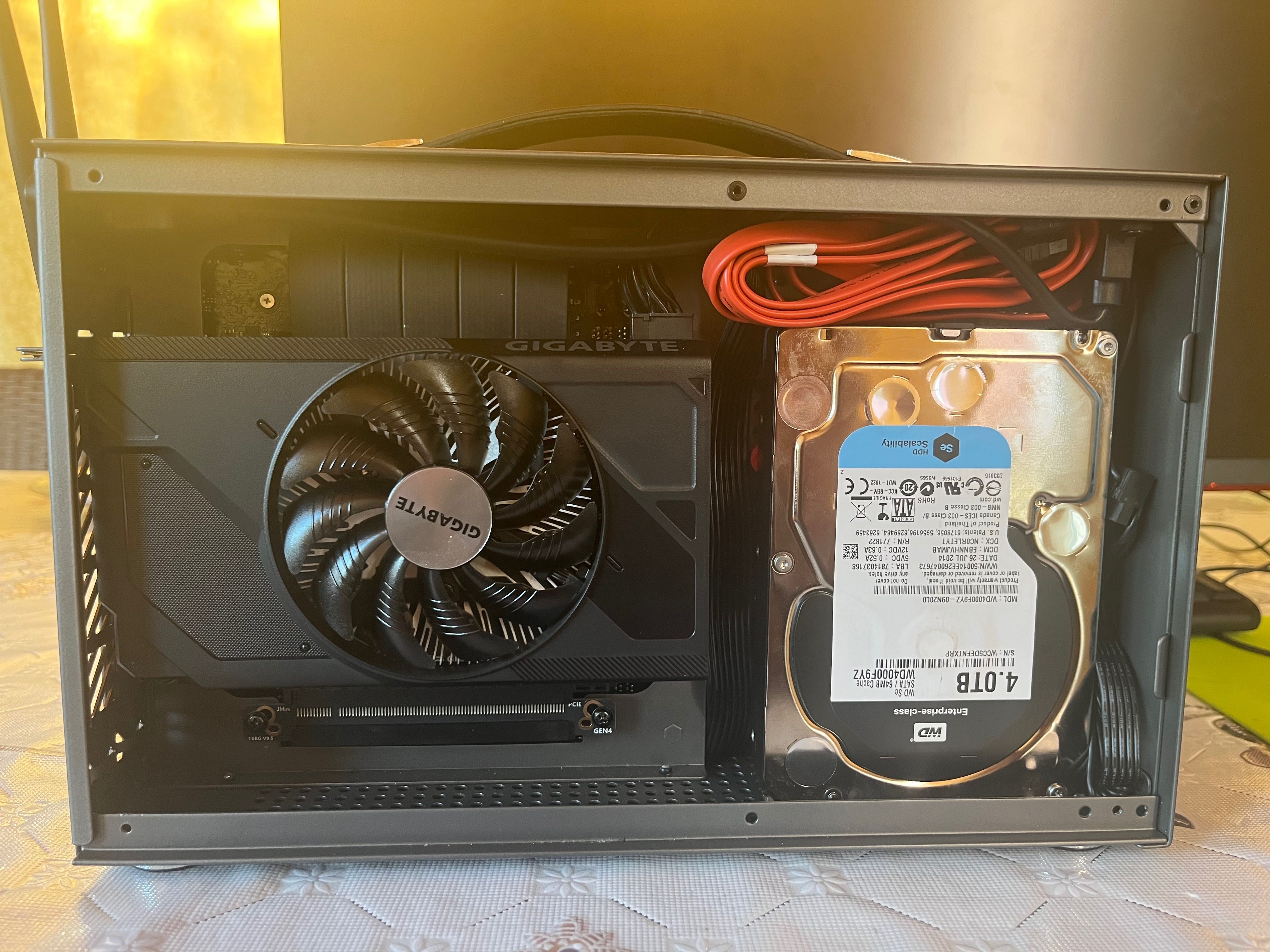 Міні ігровий Компютер i5 12400/rtx4060 8gb/32gb ddr4/ssd 500gb/hdd 2tb