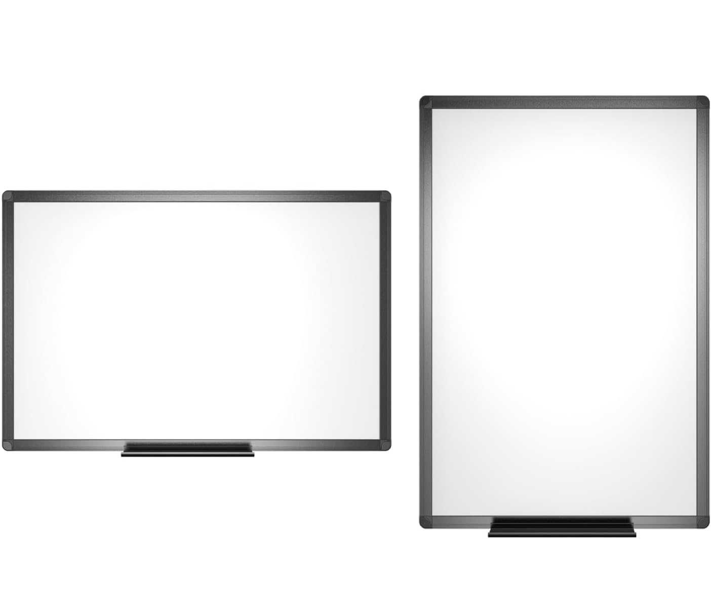Tablica suchościeralna magnetyczna VIZ-PRO 90x60 cm czarna rama