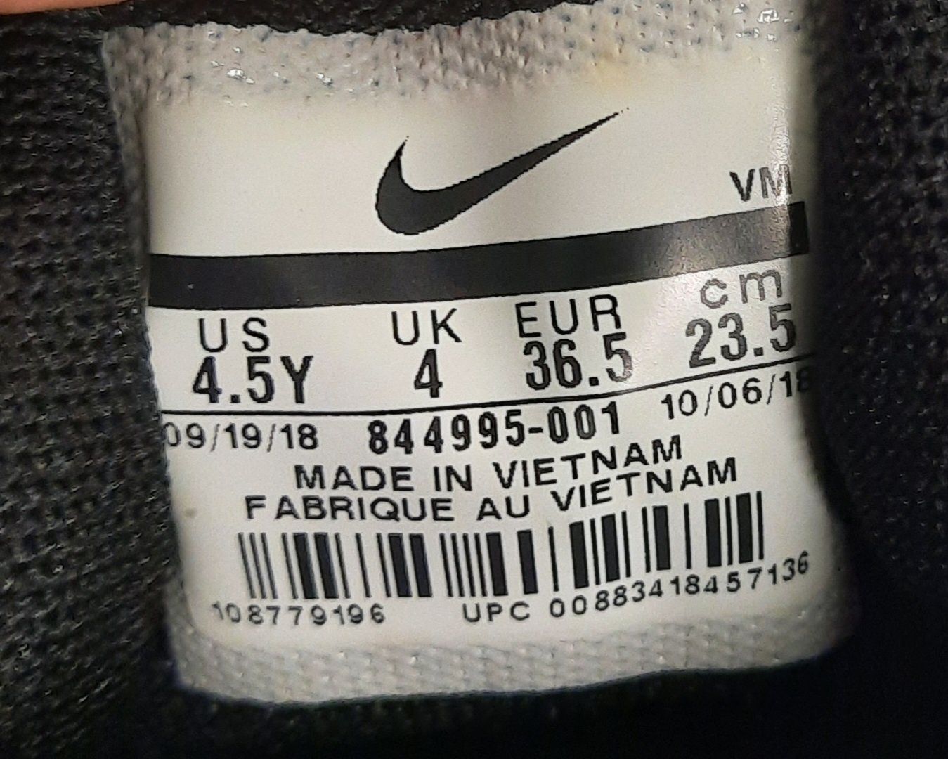 Sapatilhas pretas Nike Flex Experience RN5