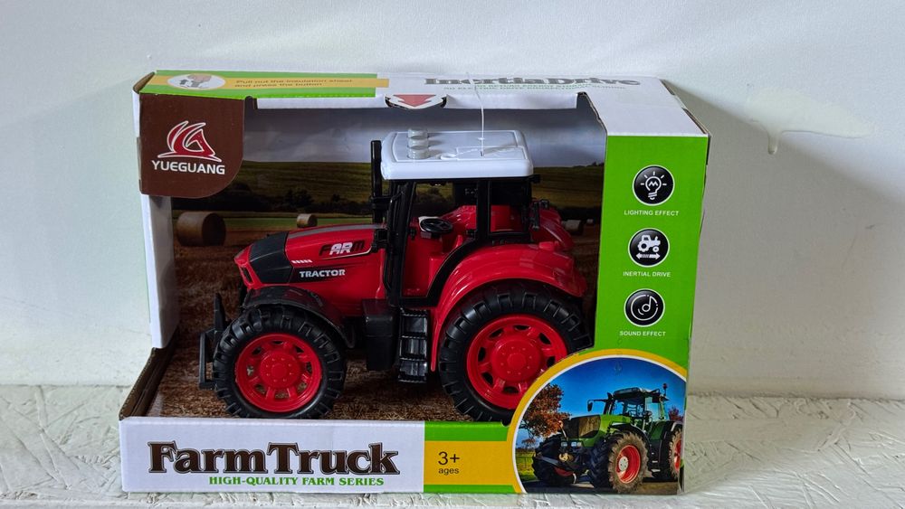 Трактор музичний інерційний дитячий транспорт машинка