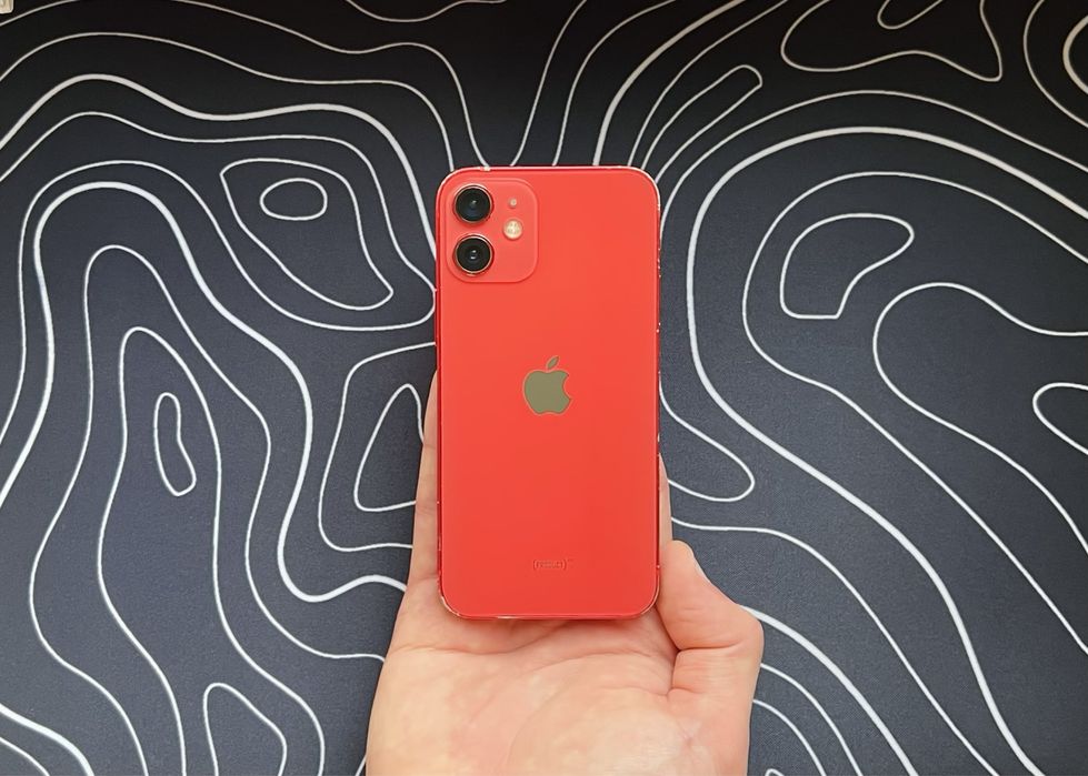 Отличный iPhone 12 MINI - 256 гб - NEVERLOCK - 100% АКБ - RED