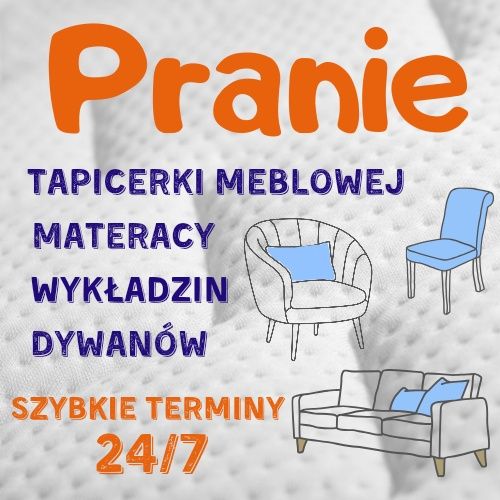 Pranie Tapicerki Meblowej, czyszczenie Dywanów i Wykładzin, pranie Sof