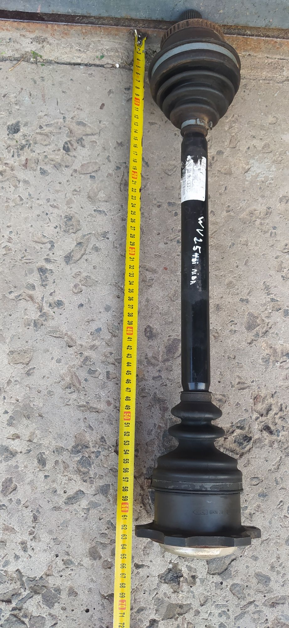 Полуось, привод, ліва. D0407271DT.2.5 TDI. Audi, Volkswagen, Skoda.