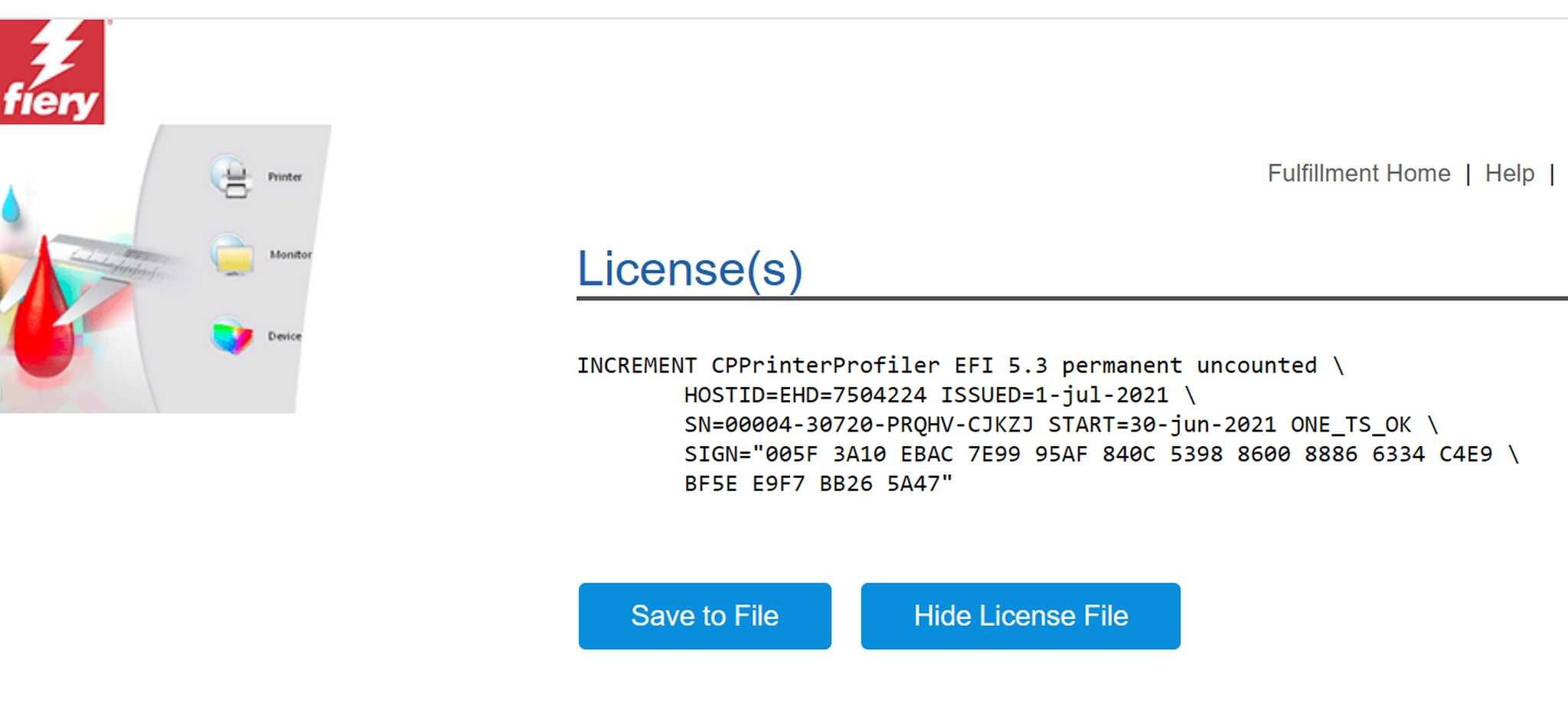 EFI ES-3000_X-Rite i1Pro 3 спектрофотометр з ліцензією CPProfiler 5.3