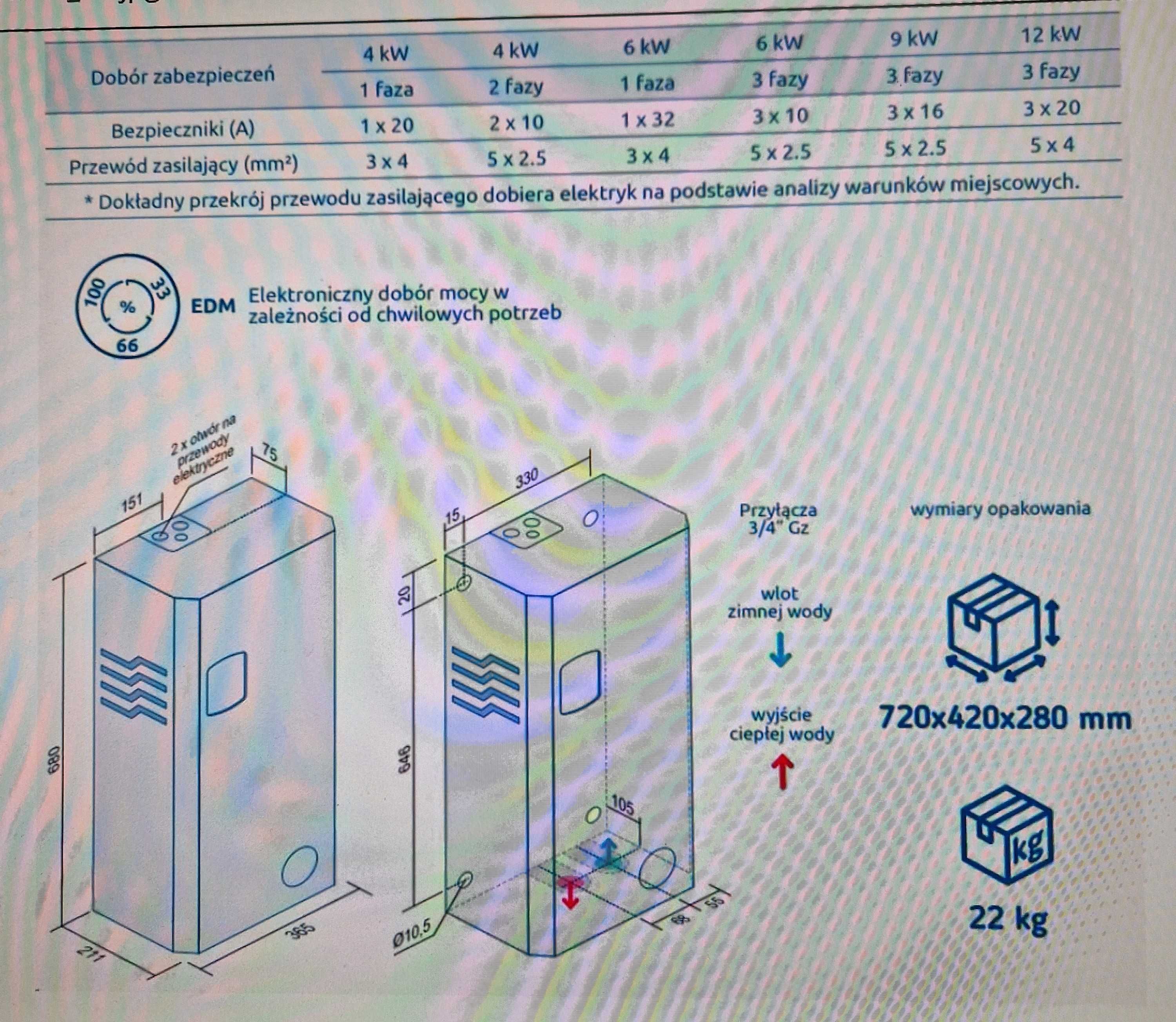 Kociol elektryczny Elterm Wachmistrz 9 Kw