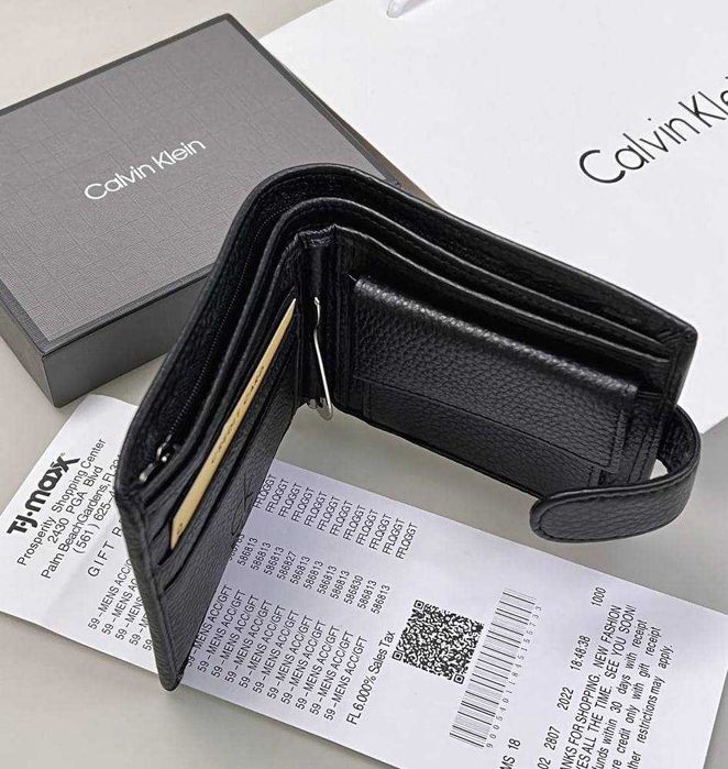 Кошелек с натуральной кожи CALVIN KLEIN