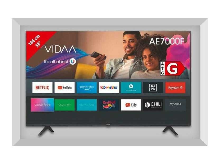 Gwarancja LED tv  58" 4K Smart-tv. wi-fi