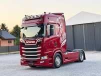 Scania 450 S / ACC / KLIMA POSTOJOWA / RETARDER/ DWA ŁÓZKA / DUŻA NAVI / VIRTUAL KOKPIT / Z NIEMIEC  Pierwszy właściciel / wentylowane fotele / klima postojowa / z NIEMIEC