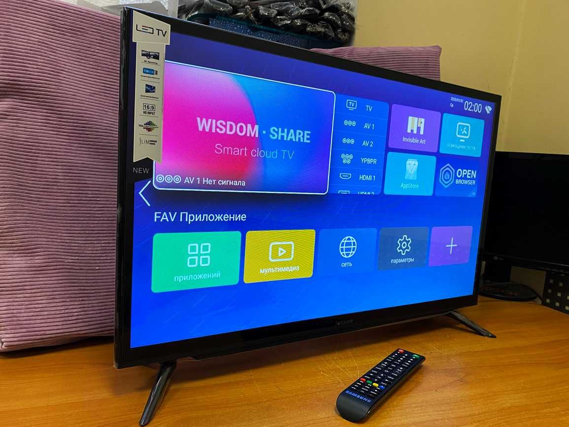 4К телевизоры 42" SMART TV LED Samsung Самсунг WiFi Т2 Корея+Гарантия