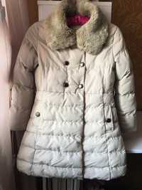 Зимове тепле пальто Newness на дівчинку 5-6 р., зріст 116,