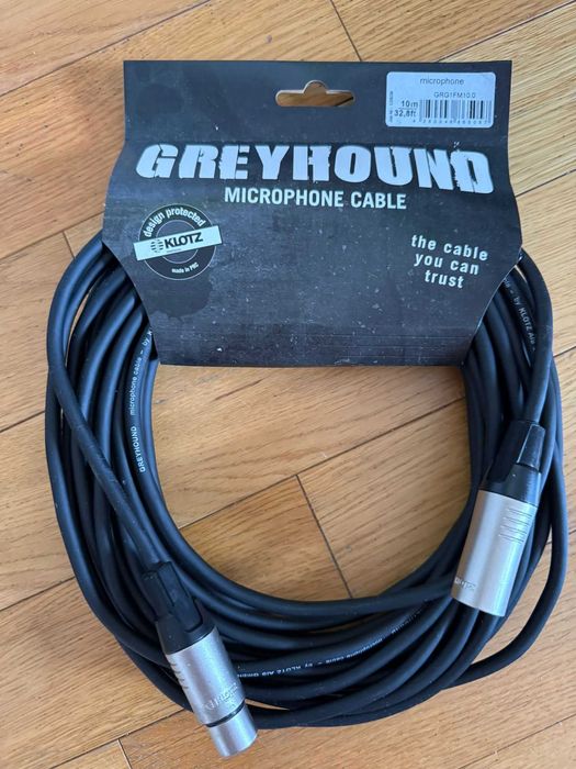 KLOTZ GREYHOUND  Kabel Mikrofonowy 10 M