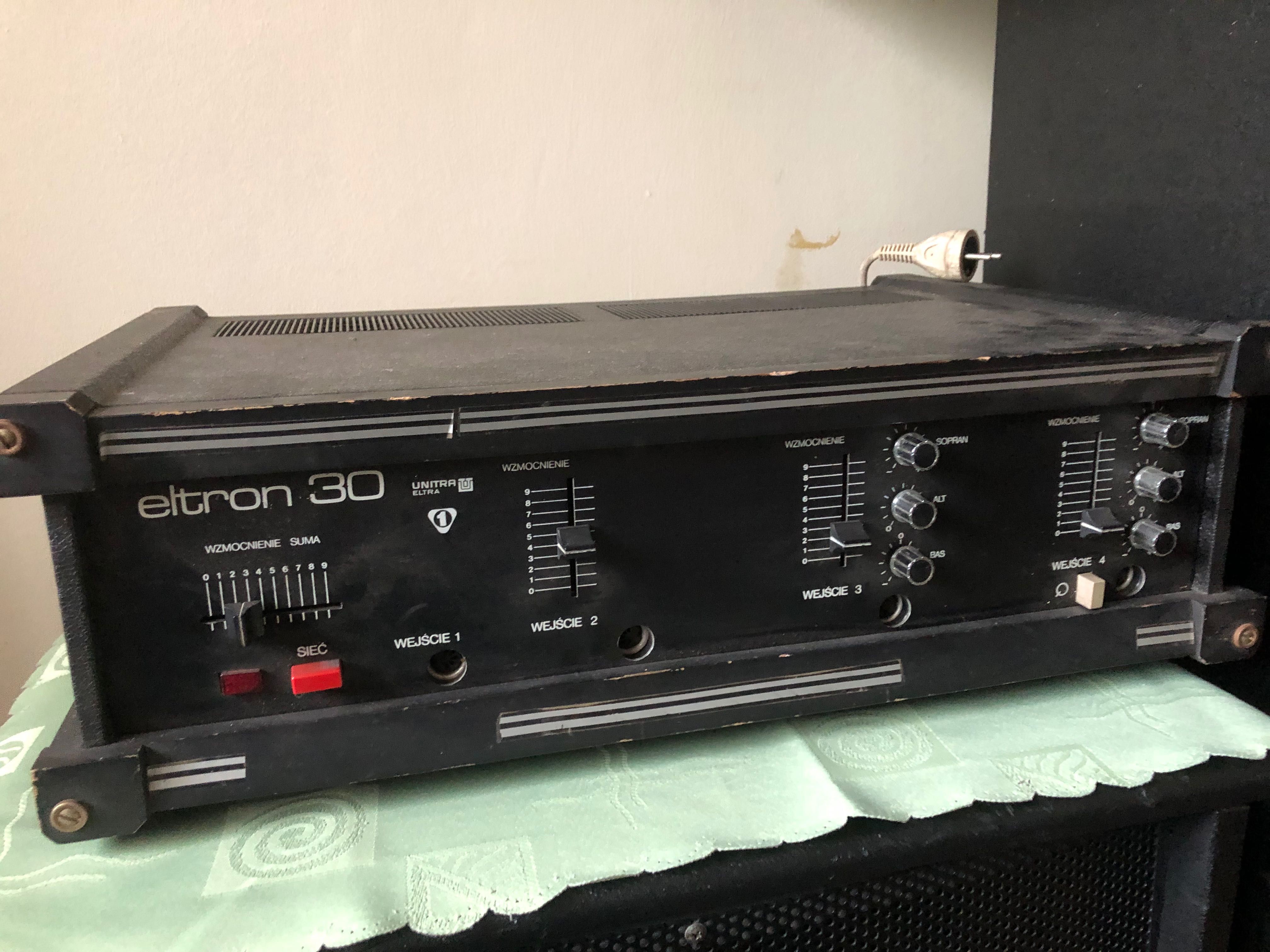 Eltron 30 wzmacniacz plus kolumna